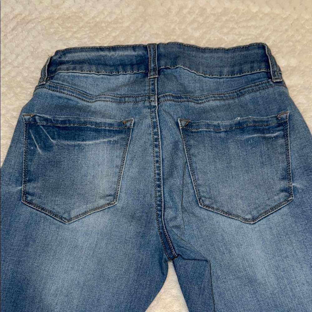 π EUC Refuge Skinny Leg Jeans β Medium Blue Wash, Size 2 - Picture 7 of 9
